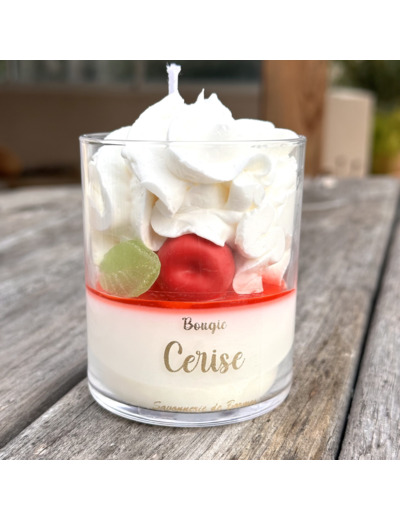 Bougie patissière Cerise 170 g