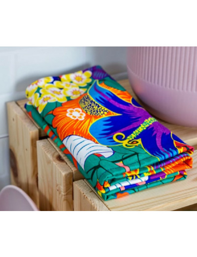 TORCHON EN COTON bouquet