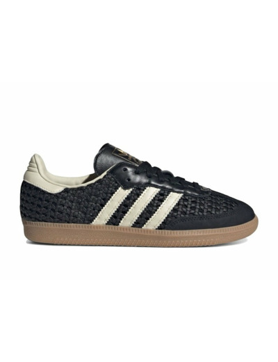 adidas Samba OG Basketweave Black Cream White (Femme)
