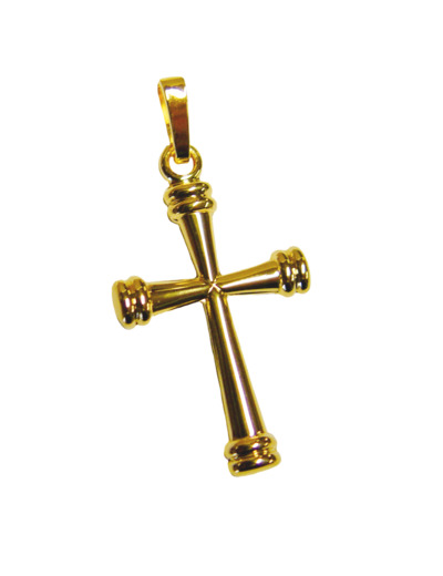 Croix en Plaqué Or 25mm - OURLEE