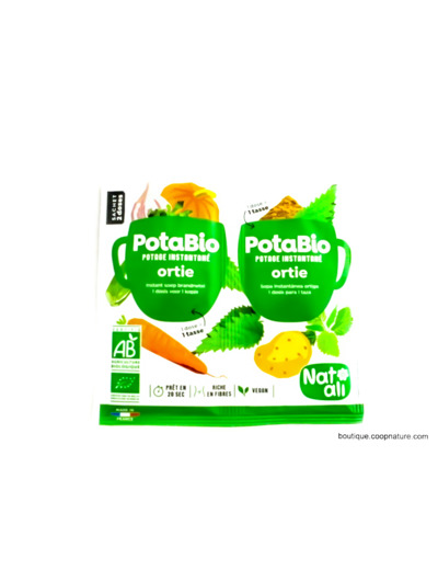 Potabio Potage Instantané Ortie Bio 2x8,5g