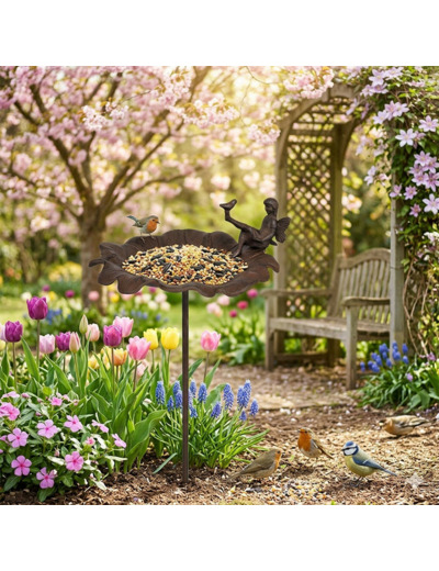Mangeoire oiseaux Bain 30x110cm