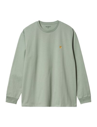 T-Shirt Manches Longues CARHARTT WIP Chase Glassy Teal