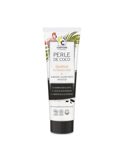 Perle de coco Dentifrice au charbon végétal actif 75ml