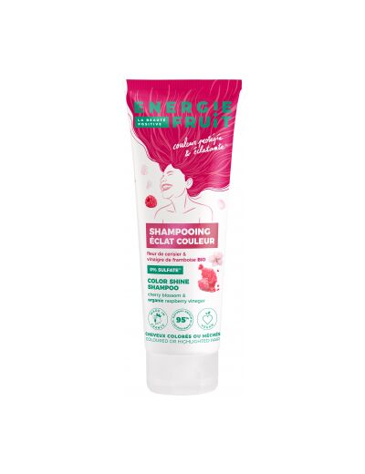 Shampoing Cheveux colorés et méchés Vinaigre de framboise 250ml