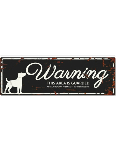 Plaque "Attention" Jack Russel - 4 formats