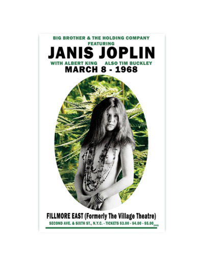 Affiche Janis Joplin 1968