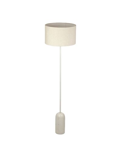 Lampadaire organic blanc 13x14x150cm