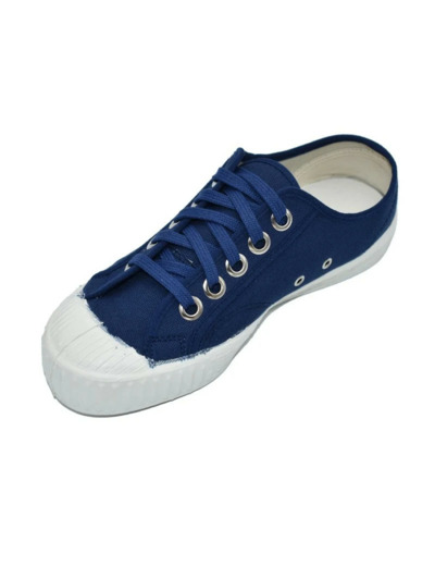 Chaussures en toile Kozak 72 navy : l’authentique style militaire rétro