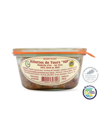 Rillettes de Tours "IGP"