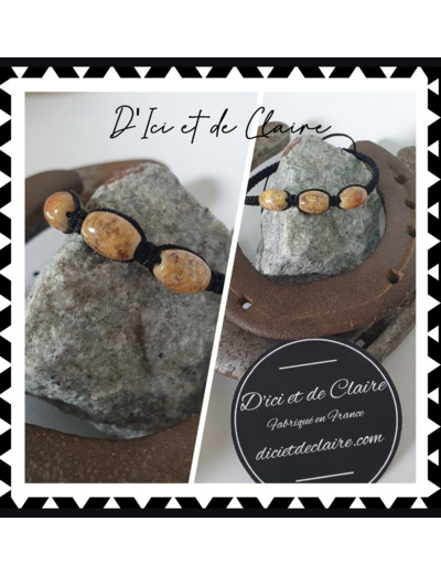 Bracelet Shamballa 3 perles de verre