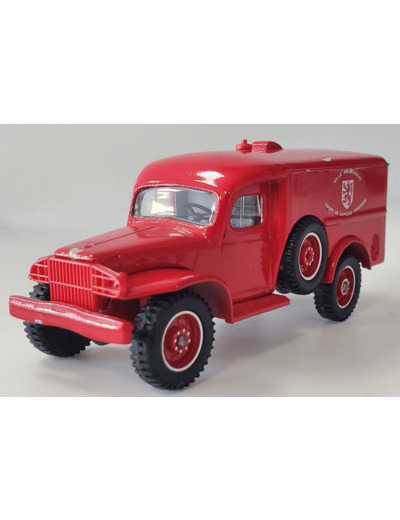 DODGE WC-54 1989 POMPIERS  SOLIDO 1/43 AVEC BOITE