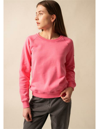 Sweat en coton Patsy à coudières rayées