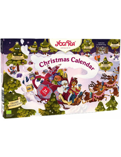 Calendrier Christmas 24 infusettes 46,4g Yogi Tea