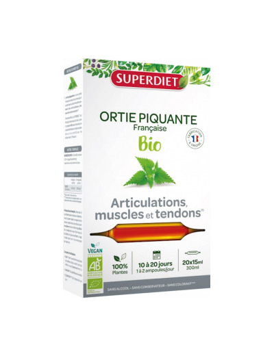 Ortie Piquante Bio 20 ampoules de 15ml