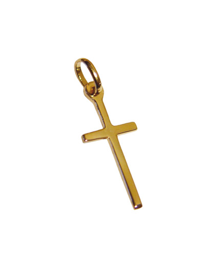 Croix en Plaqué Or 20mm - SIMPLE