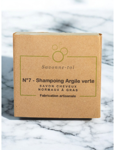 SAVON N°7 SHAMPOING Argile verte