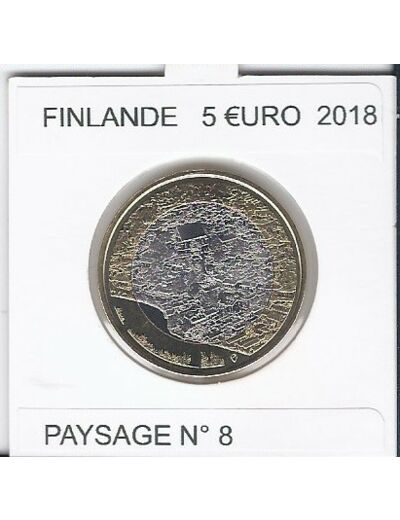 FINLANDE 2018 5 EURO PAYSAGE Numero 8 SUP