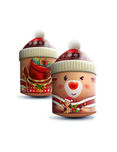 Mini-Cookies Boîte Culbuto Renne