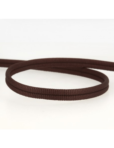 Double passepoil 518 Marron C61 9mm 100%polyester le mètre