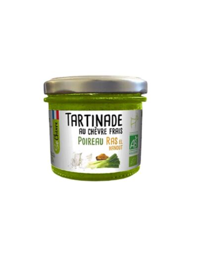 Tartinade au chèvre frais Poireau et Raz el Hanout Bio