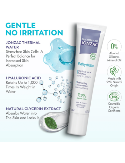 Contour yeux soin 15ml Jonzac - REhydrate