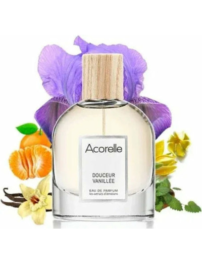 Eau de Parfum douceur vanillé BIO-50ml-Acorelle