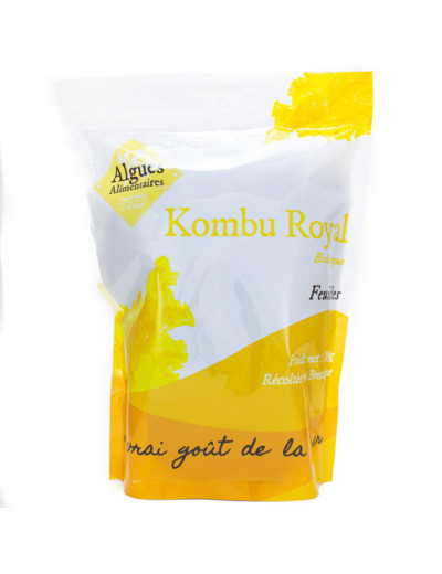 Kombu Royal Feuilles Récoltées en Bretagne Bio 100g