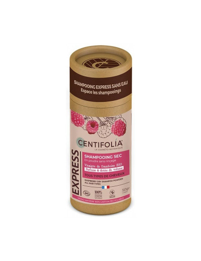 Shampoing sec en poudre framboise 50g