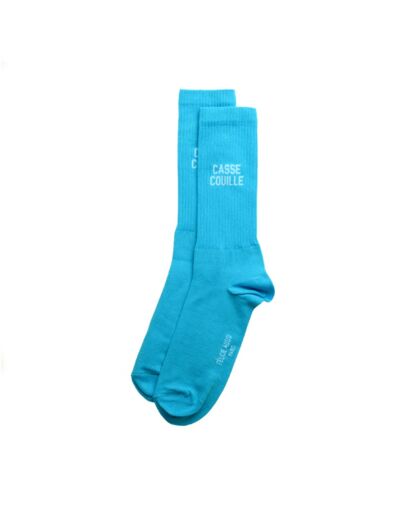 Chaussettes casse couille turquoises