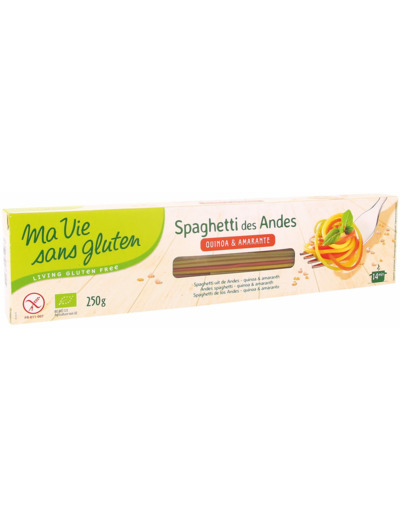 Spaghetti bio des Andes-250g-Ma vie sans gluten