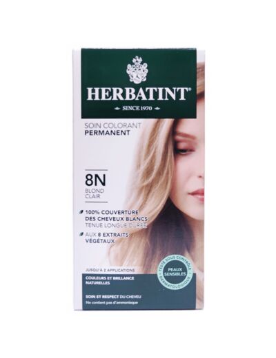 Soin Colorant Permanent 8N Blond Clair 150ml