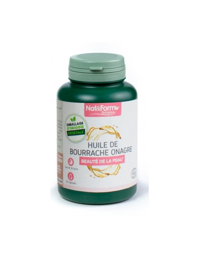 Huile de bourrache + Huile d'onagre bio 120 capsules