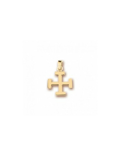 Croix en Plaqué Or 15mm - POTENCÉE (SCOUTE)