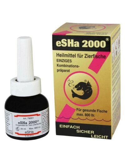 eSHa 2000 (Traitement 18 maladies pour poissons) - 20ml