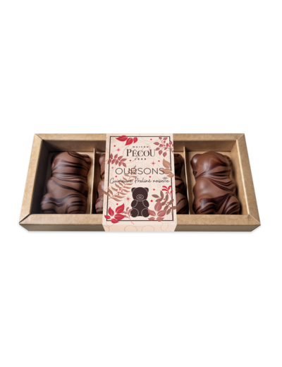 Ourson Guimauve Praliné Chocolat Lait
