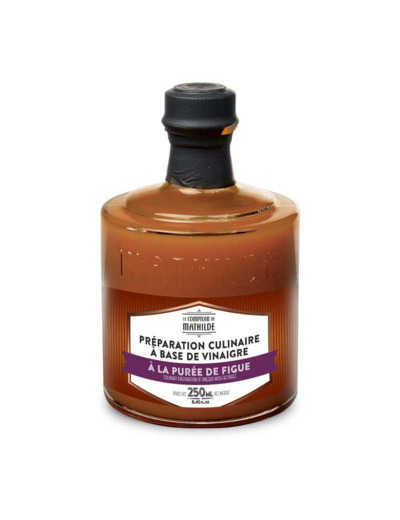 Préparation culinaire à base de Vinaigre à la purée de figue - 250 ML