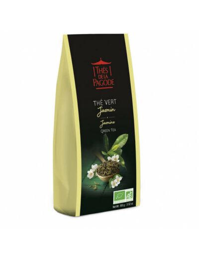 Thé vert Jasmin Bio-100g-Thés de la Pagode