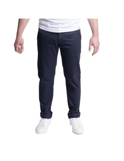 Chino 163 - 1083 Ajusté Marine