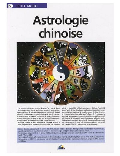 Astrologie chinoise