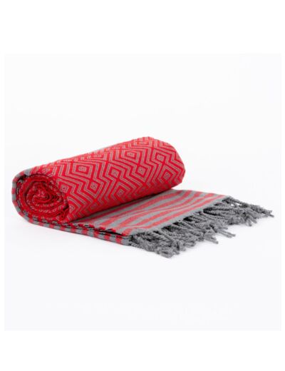 Serviette de hammam Fenomen HITIT rouge