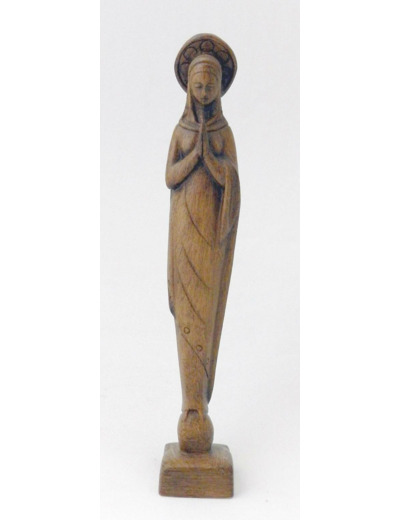 Vierge aux mains jointes- résine 24cm- TON BOIS