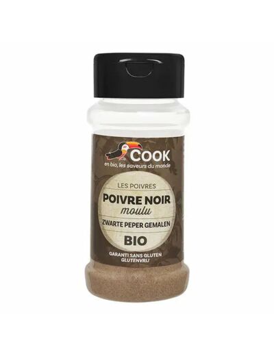 Poivre Noir Bio en poudre-45g-Cook