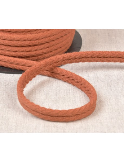 Double passepoil chevron 550 rouille C46 10mm 100% coton le mètre