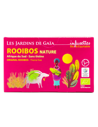 Rooibos Nature d'Afrique du Sud Bio 20 sachets