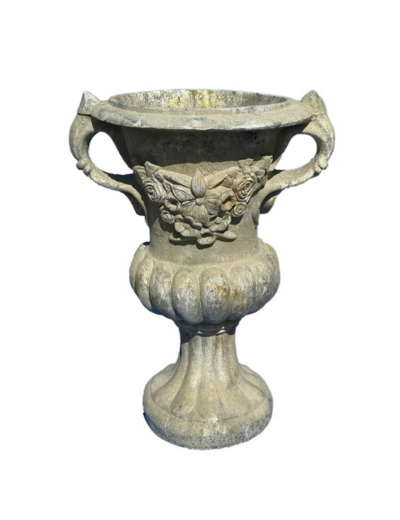 Vase plastron avec anses 92x70x55cm