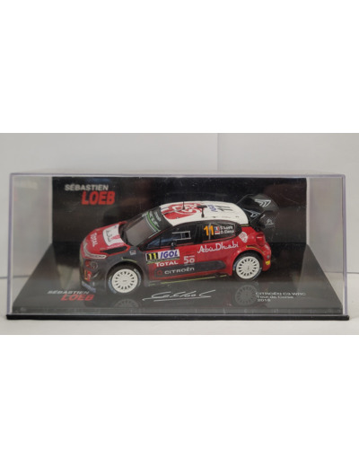 CITROEN C3 TOUR DE CORSE 2018 S. LOEB 1/43 BOITE D'ORIGINE