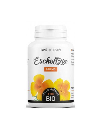 Escholtzia partie aérienne bio 240 MG 200 gélules