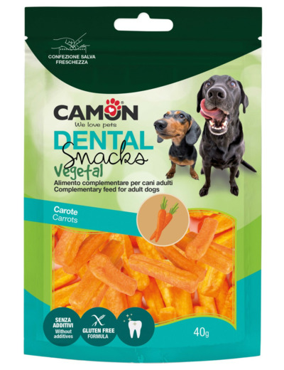 Friandises végétales à la carotte & patate douce - 40g