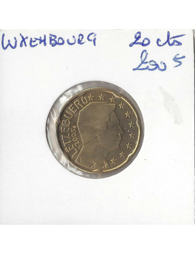 Luxembourg 2005 20 CENTIMES SUP